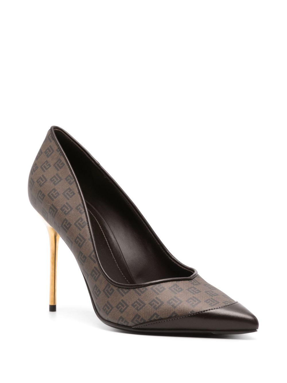 Balmain Leren pumps - Bruin