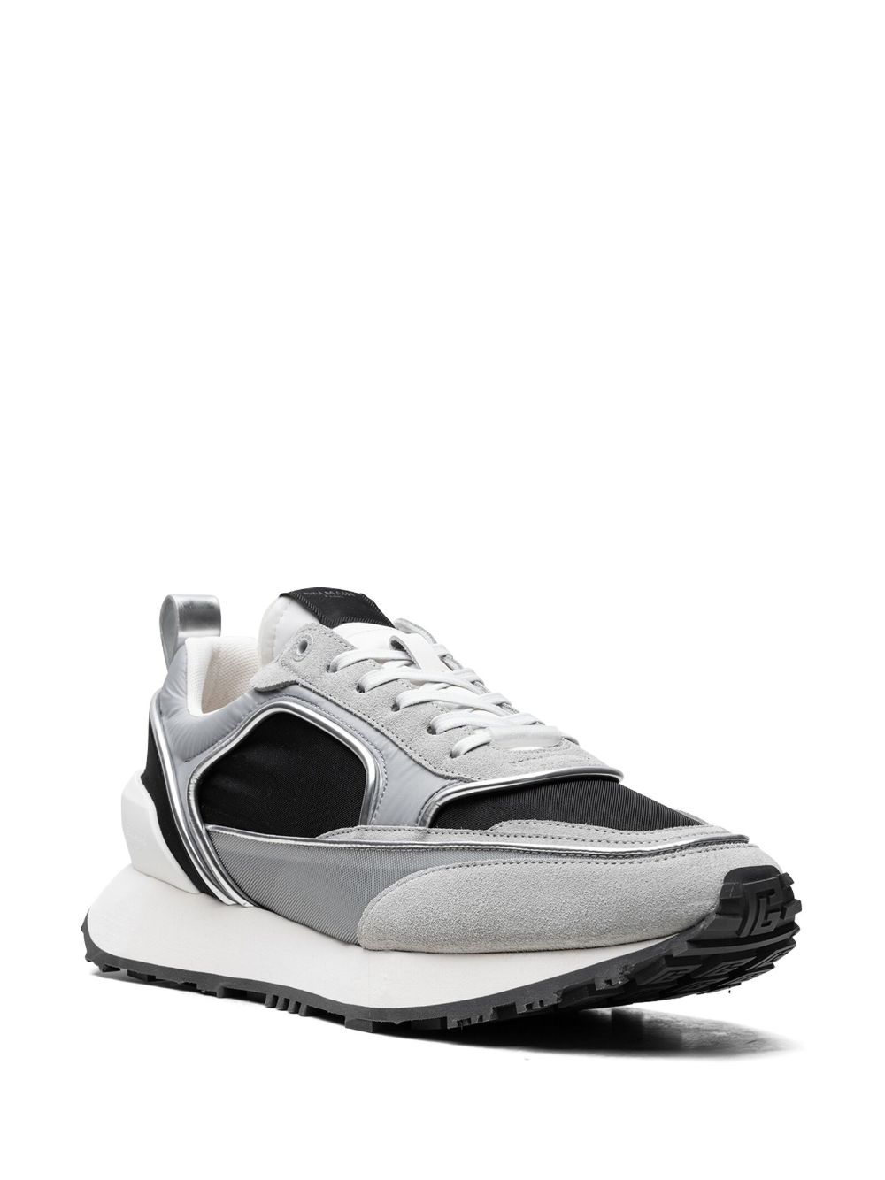 Balmain Meshed "Silver" sneakers - Grijs