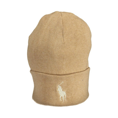 Beige Katoenen Pet met Borduursel Ralph Lauren , Beige , Unisex