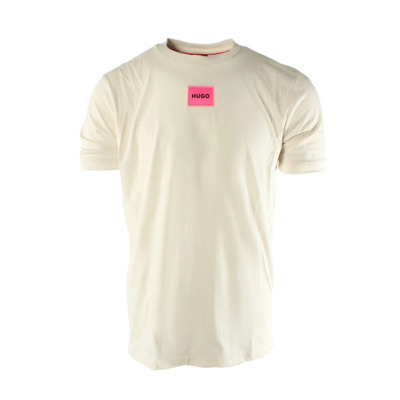 Beige T-shirt voor heren Hugo Boss , Beige , Heren