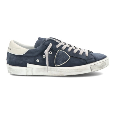 Blauwe Prsx Lage Sneakers Philippe Model , Blue , Heren