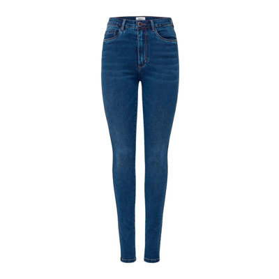 Blauwe effen dames jeans Only , Blue , Dames