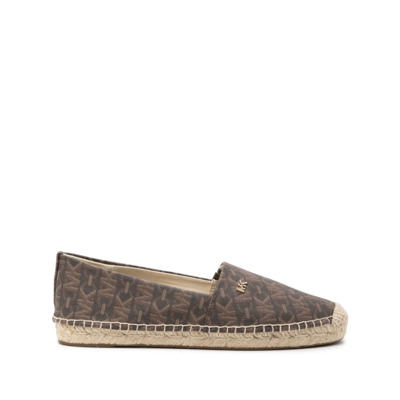 Bruine Slip-On Schoenen met Korrelige Textuur Michael Kors , Brown , Dames