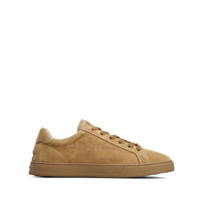 Bruine Sneakers met Beige Suède Tod's , Brown , Heren