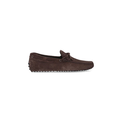 Bruine platte schoenen met tijdloze stijl Tod's , Brown , Heren