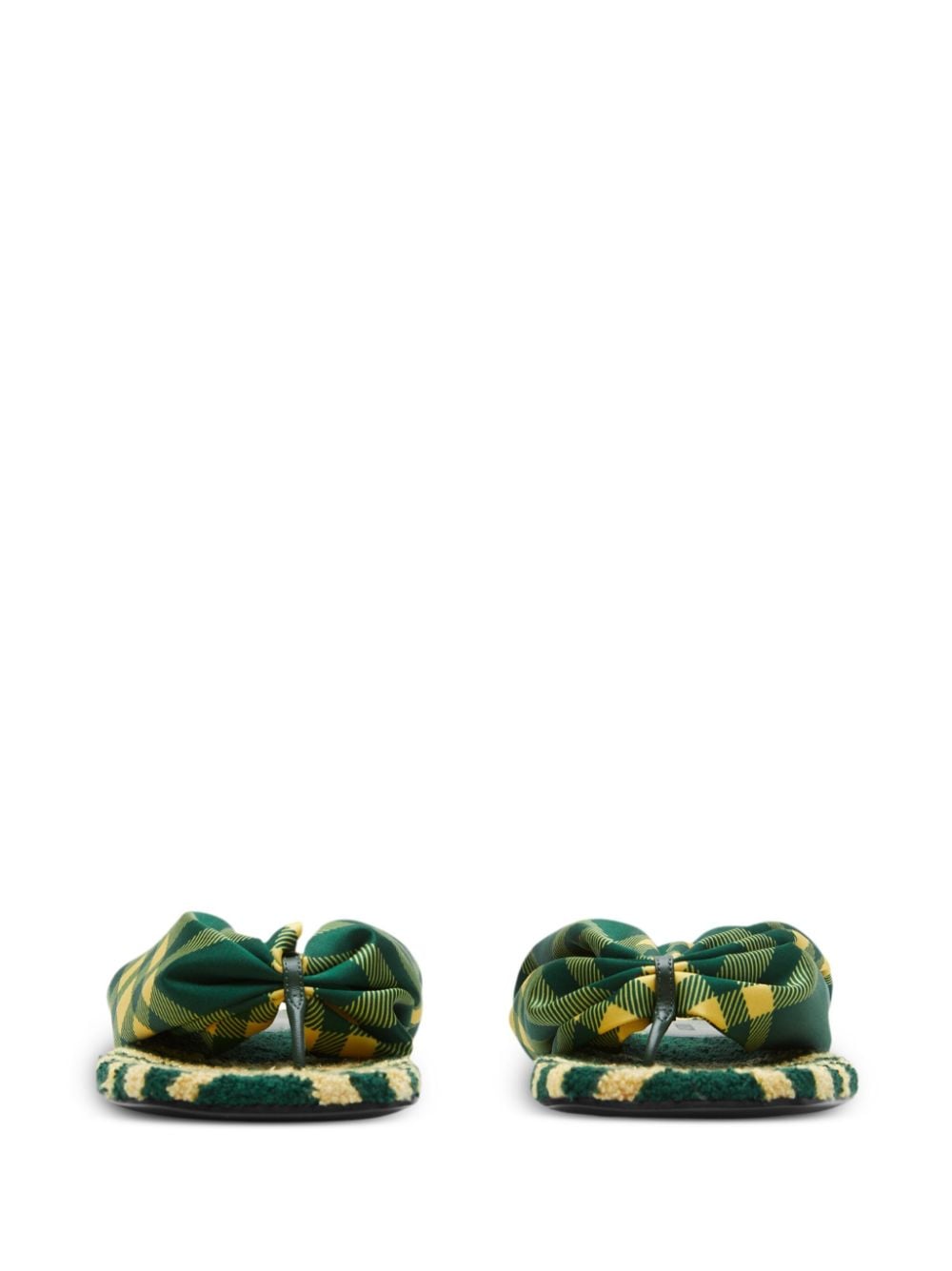 Burberry Check Pool slippers - Groen