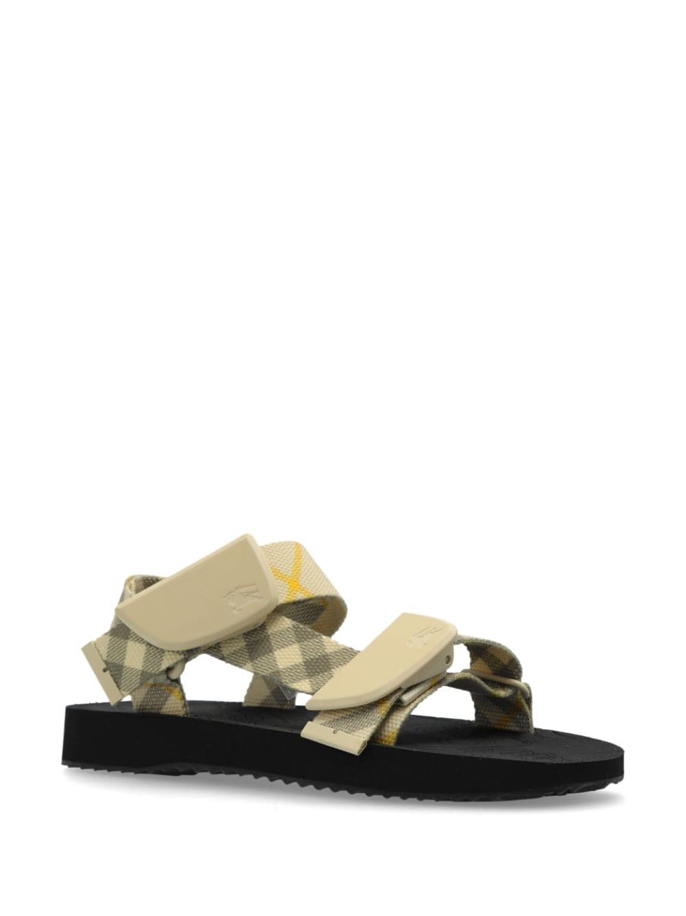 Burberry Check Trek sandalen met dubbele bandjes - Beige