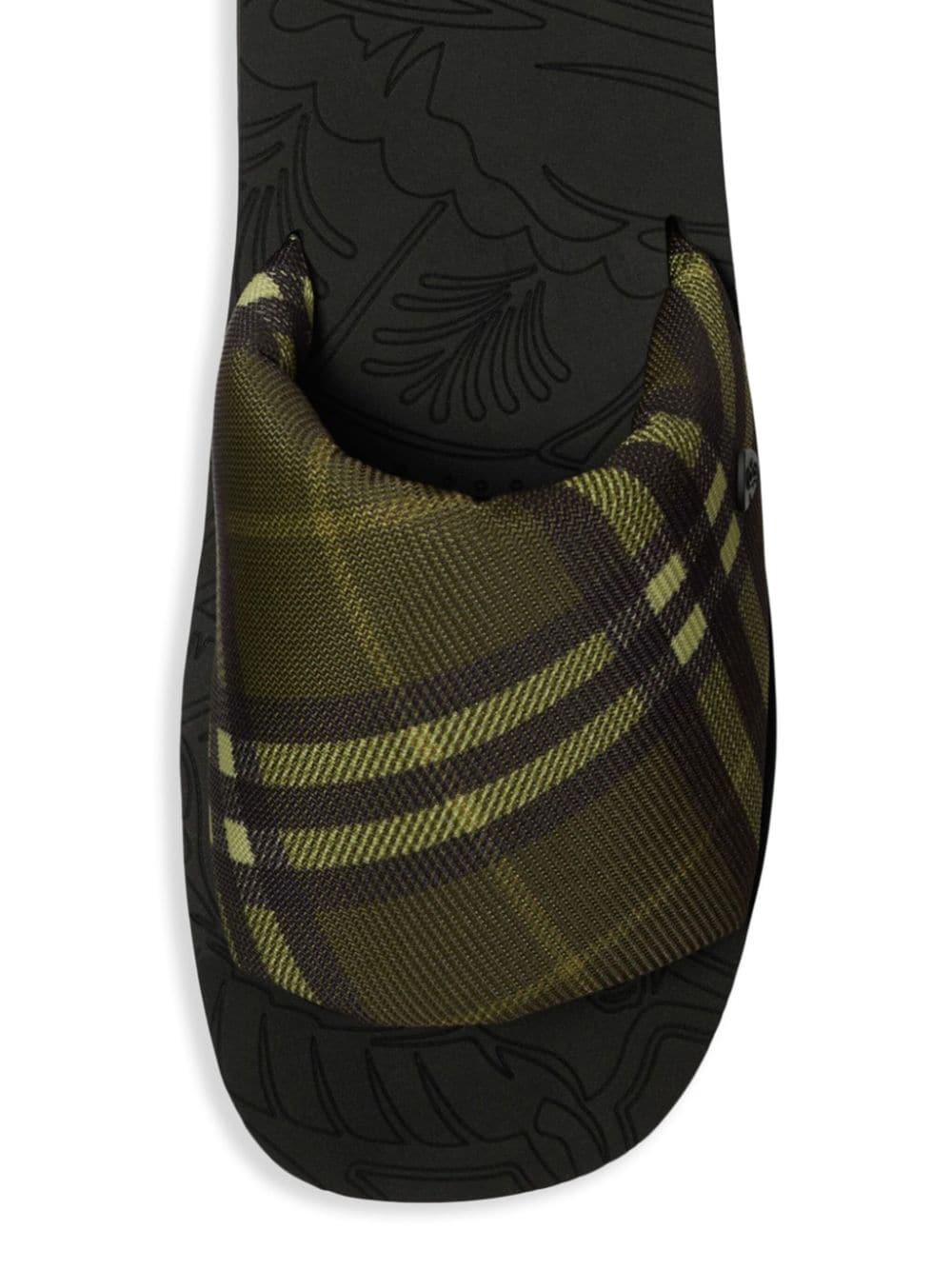 Burberry Check Trek slippers - Groen