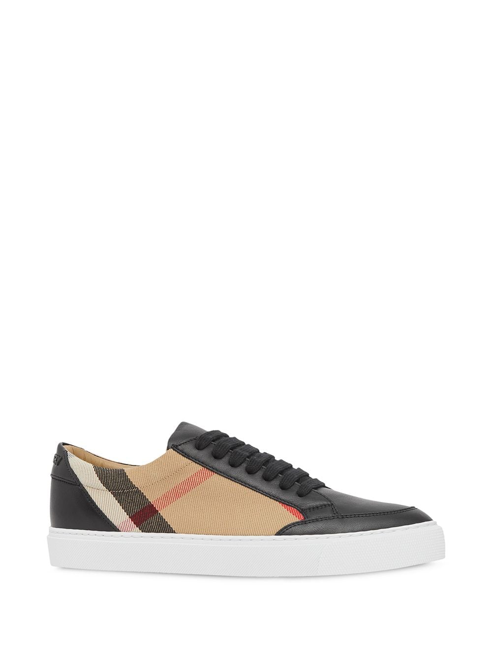 Burberry Geruite sneakers - Zwart