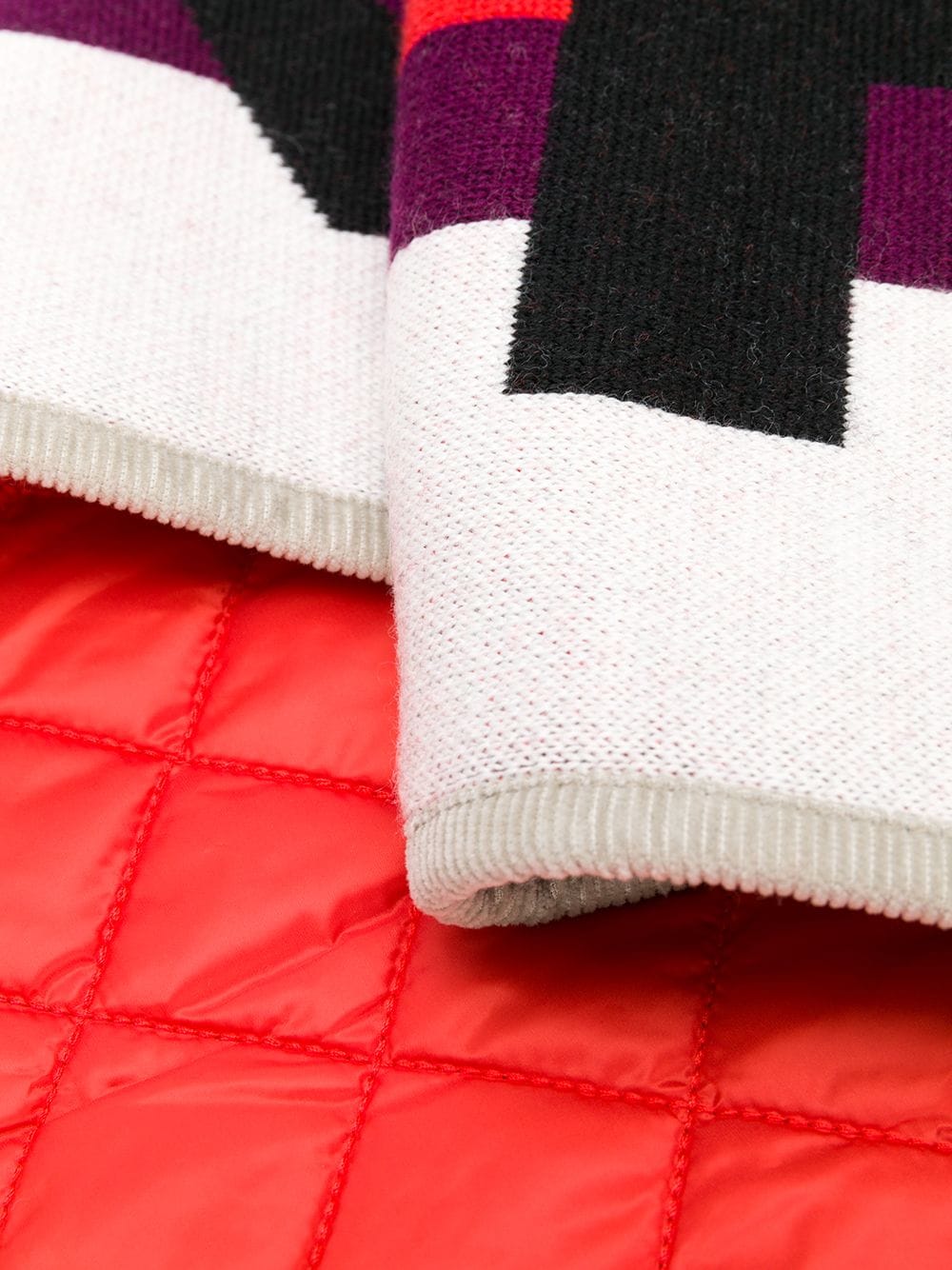 Burberry Kids Sjaal met contrasterend logo - Rood