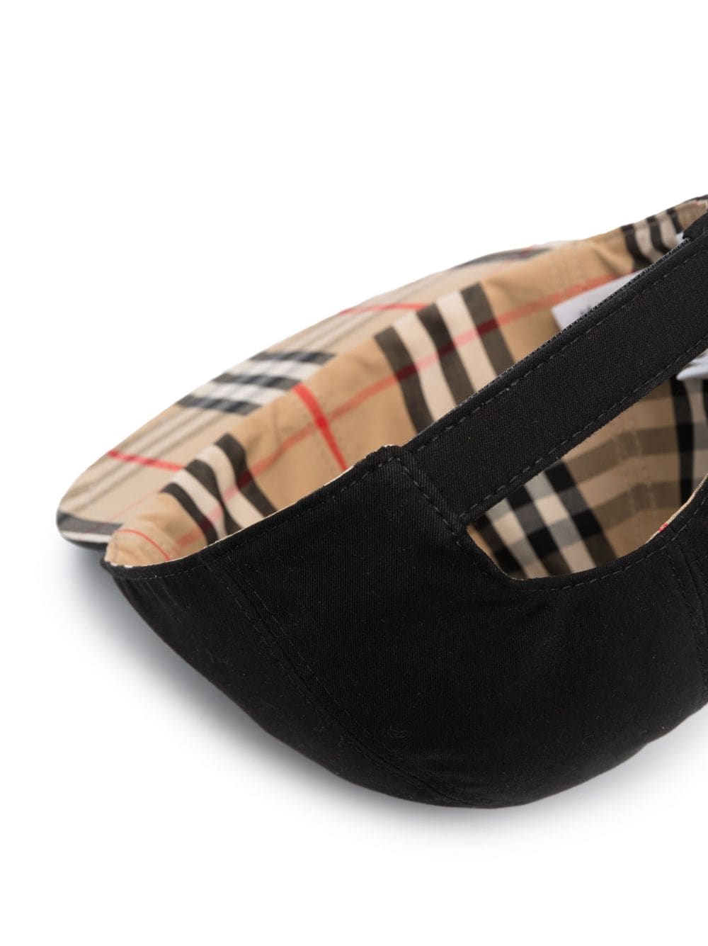 Burberry Kids Vintage check pet - Zwart