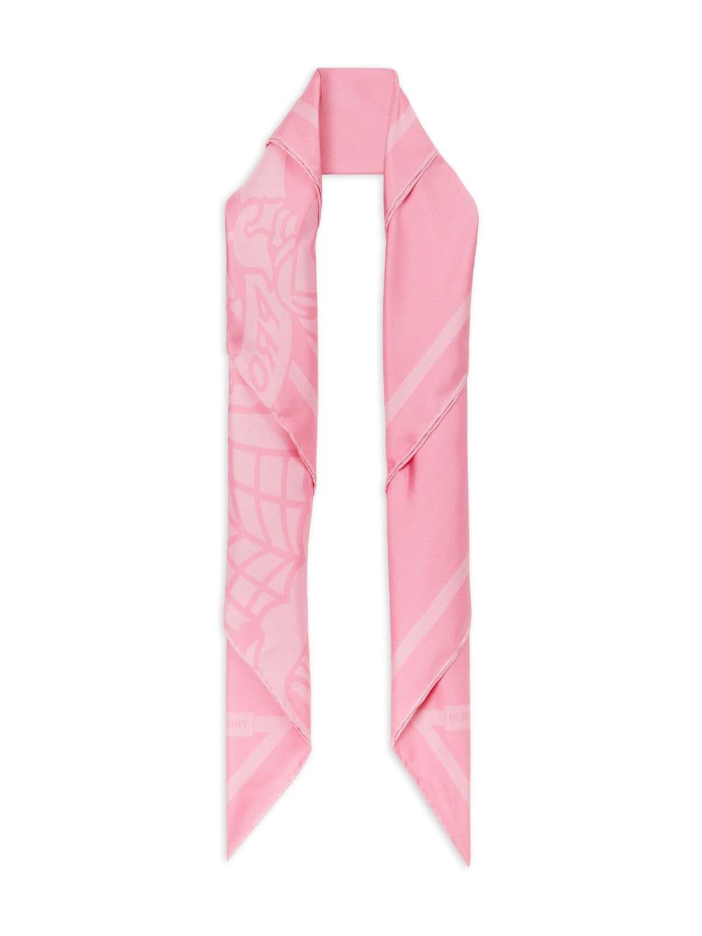 Burberry Sjaal met print - Roze