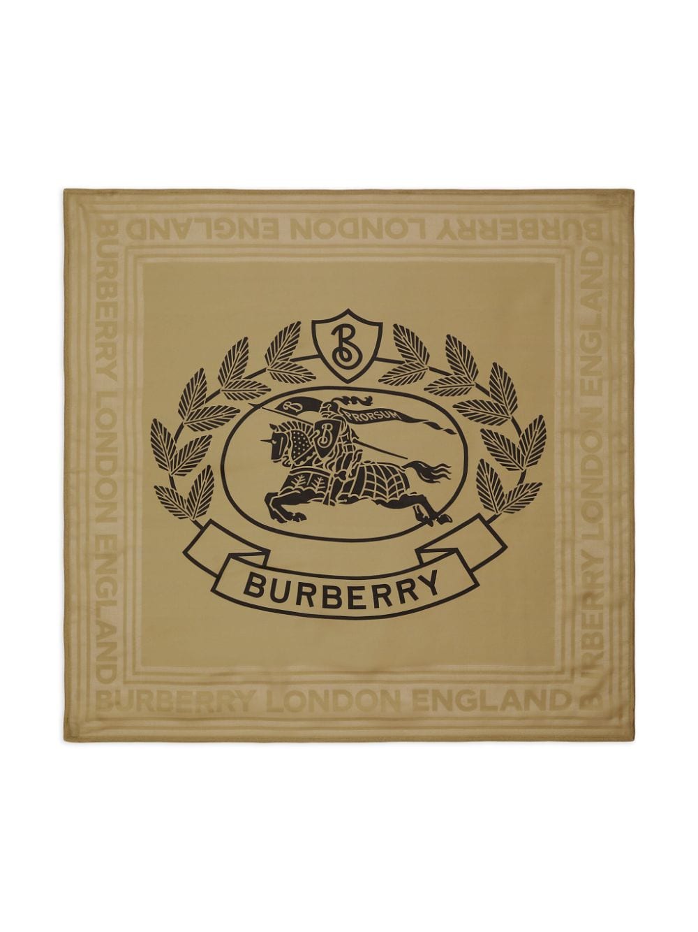 Burberry Zijden sjaal - Beige