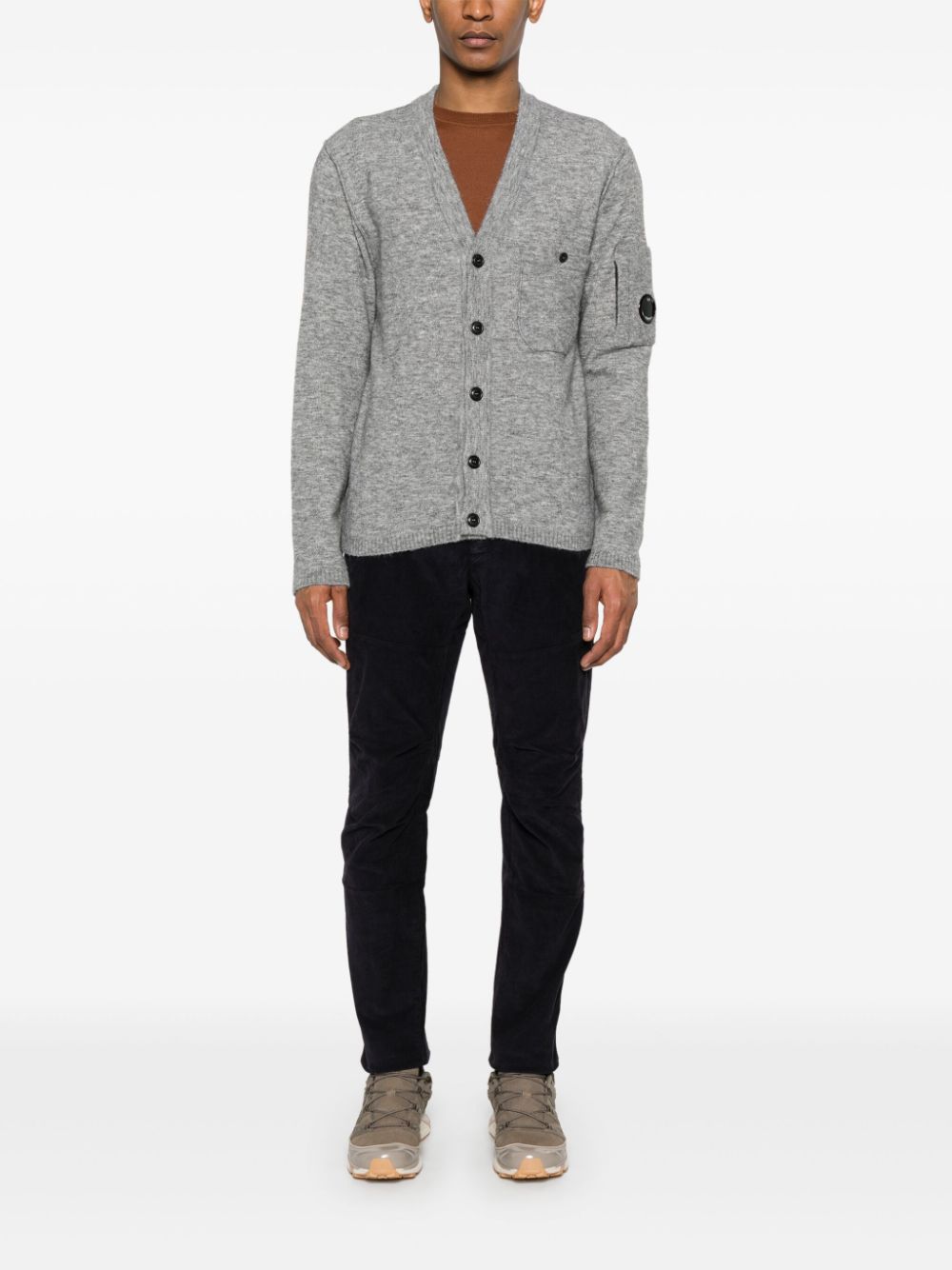 C.P. Company buttoned cardigan - Grijs