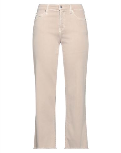 Cambio Woman Jeans Sand Size 10 Cotton, Elastomultiester, Elastane