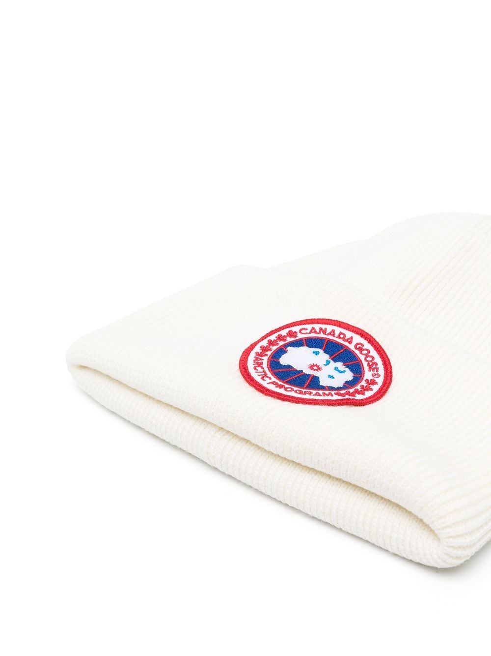 Canada Goose Muts met logopatch - Wit