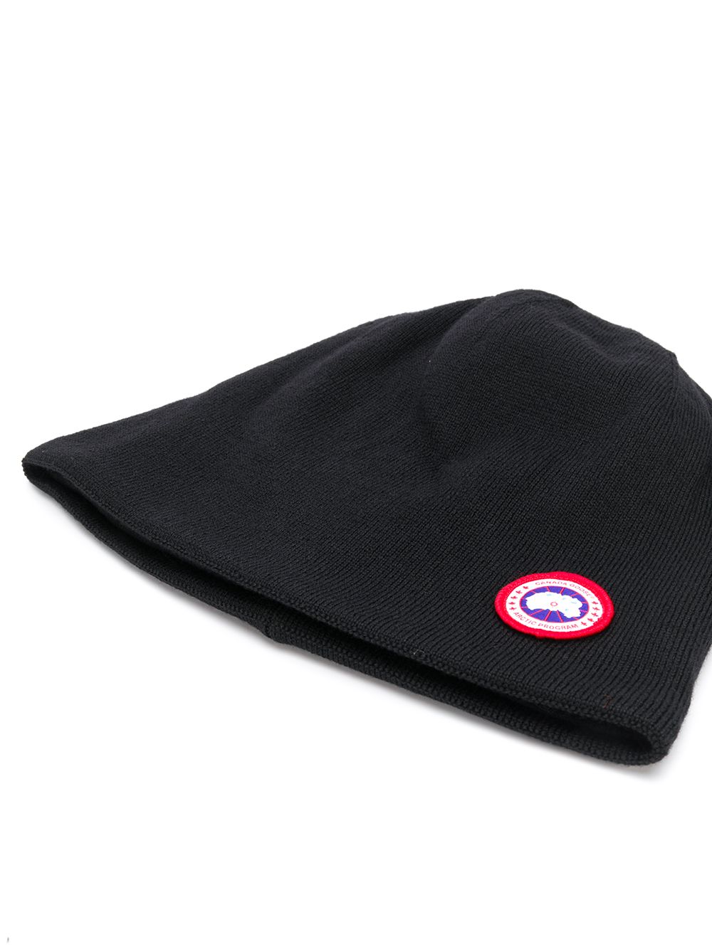 Canada Goose Muts met logopatch - Zwart