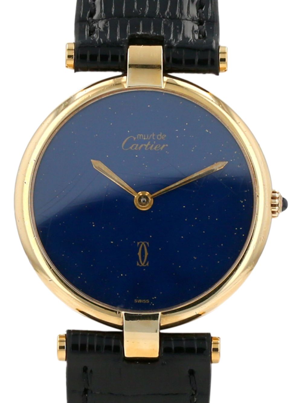 Cartier 1990s pre-owned Must Vendôme horloge - Blauw