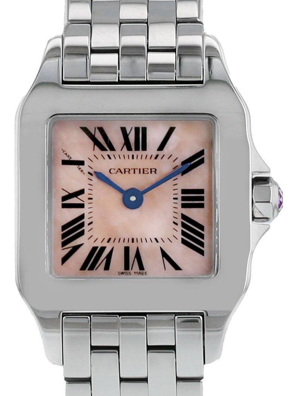 Cartier 2000 shopper Santos-Demoiselle horloge - Roze