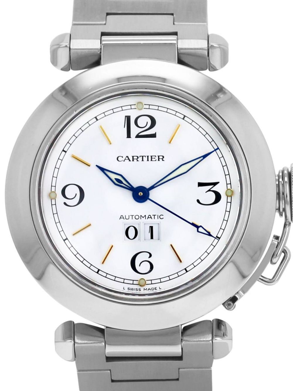 Cartier 2000s pre-owned Pasha 35,5mm horloge - Wit