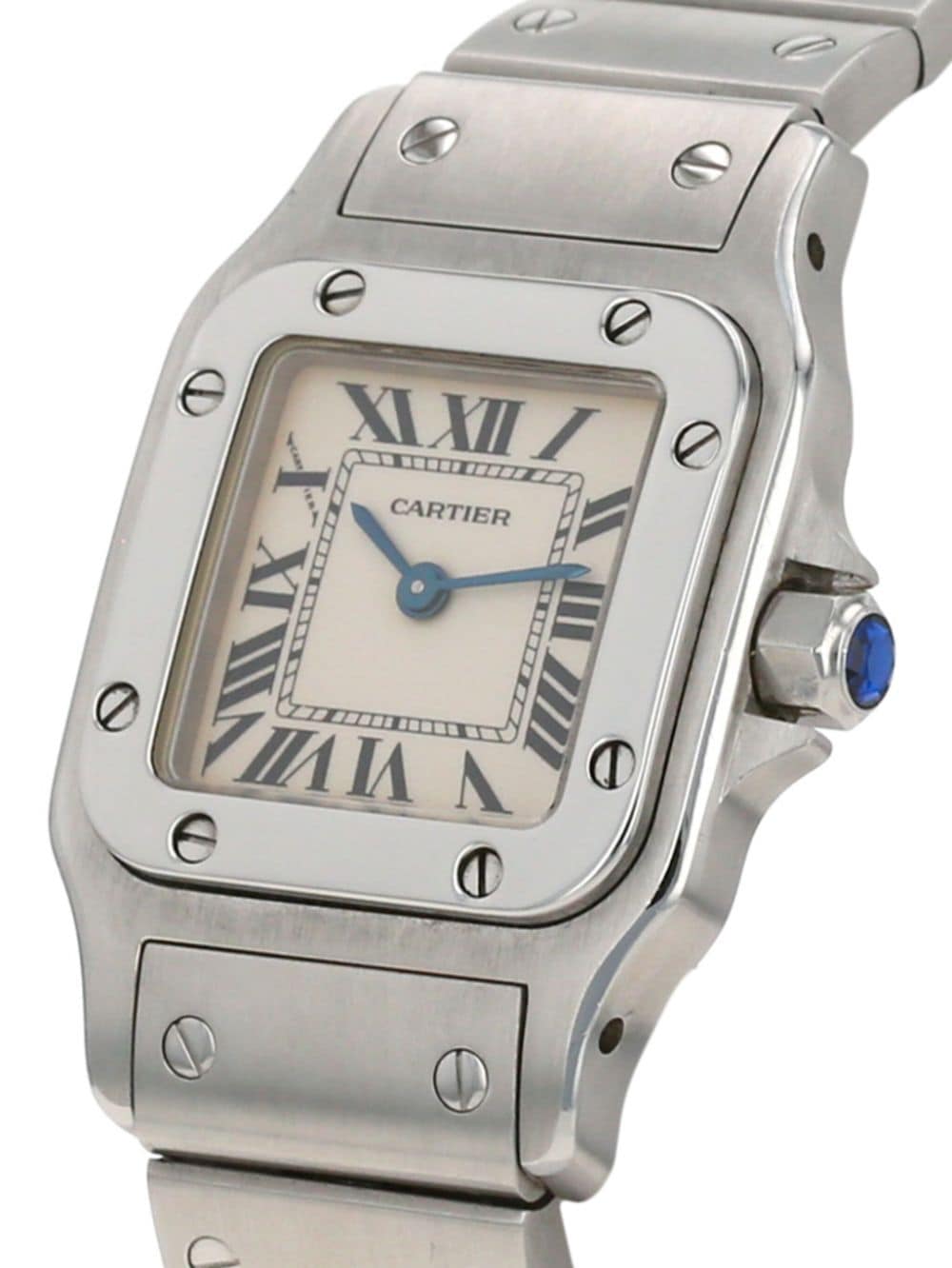 Cartier 2000s pre-owned Santos Galbée horloge 36 mm - Beige