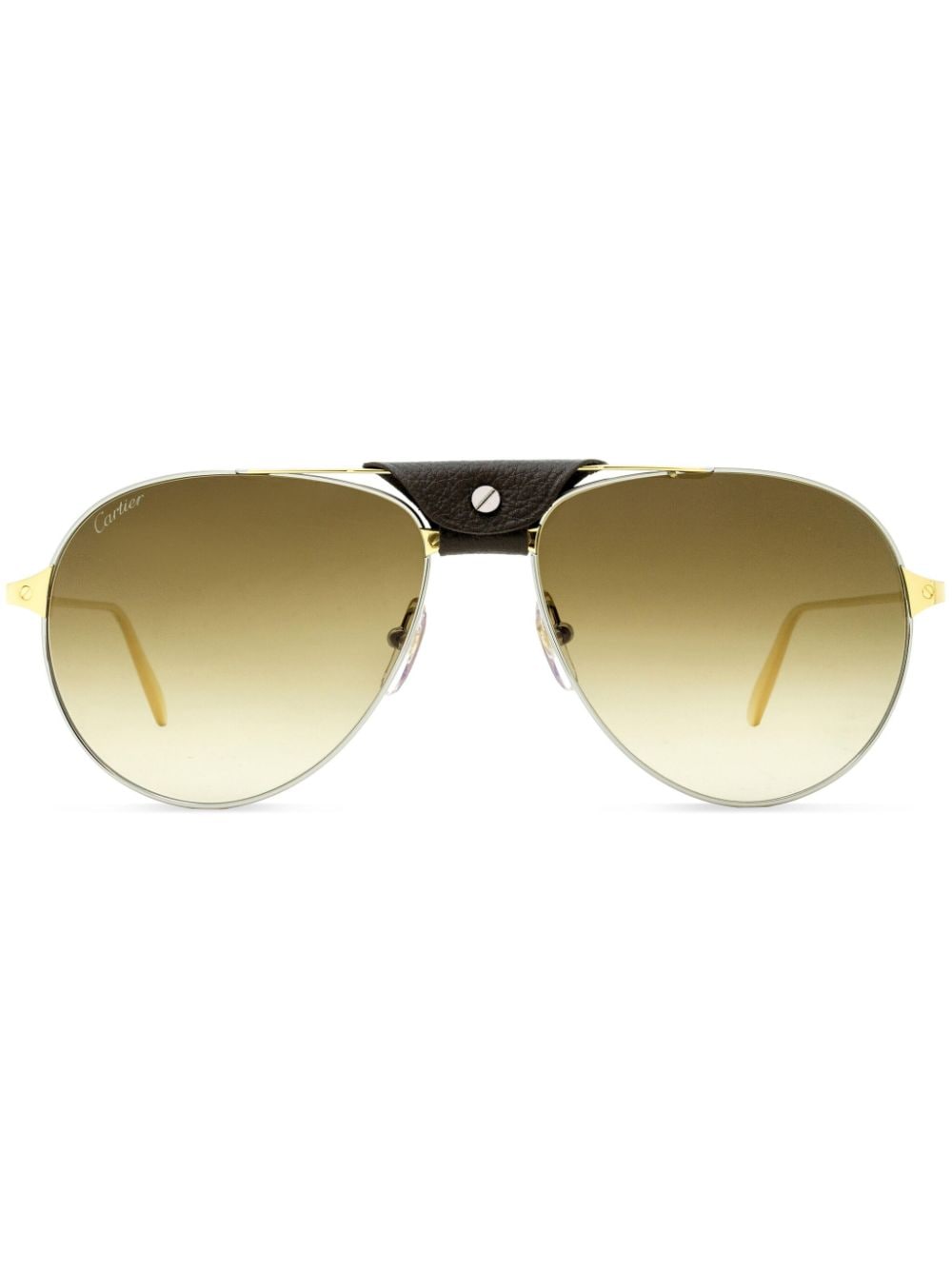 Cartier Eyewear Santos De Cartier zonnebril - Metallic