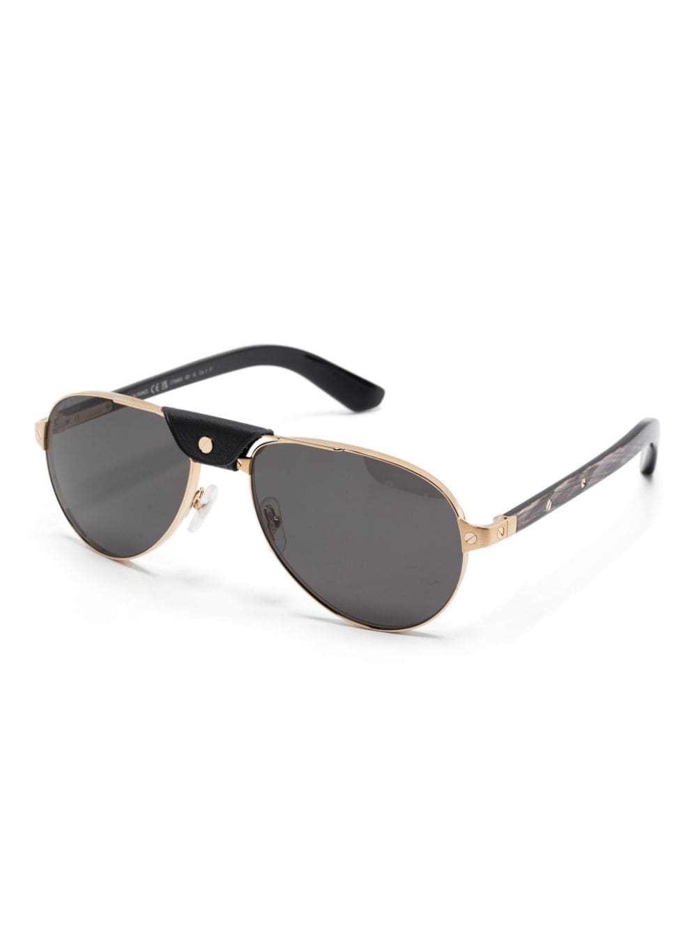 Cartier Eyewear Santos zonnebril - Zwart