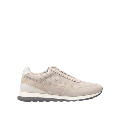 Casual Sneakers voor Dagelijks Gebruik Brunello Cucinelli , Beige , Heren