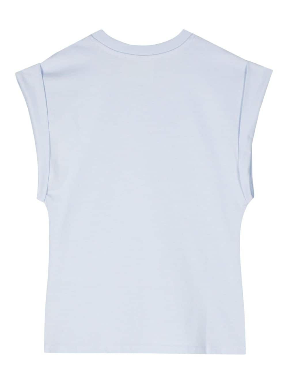 Closed Mouwloze tanktop - Blauw