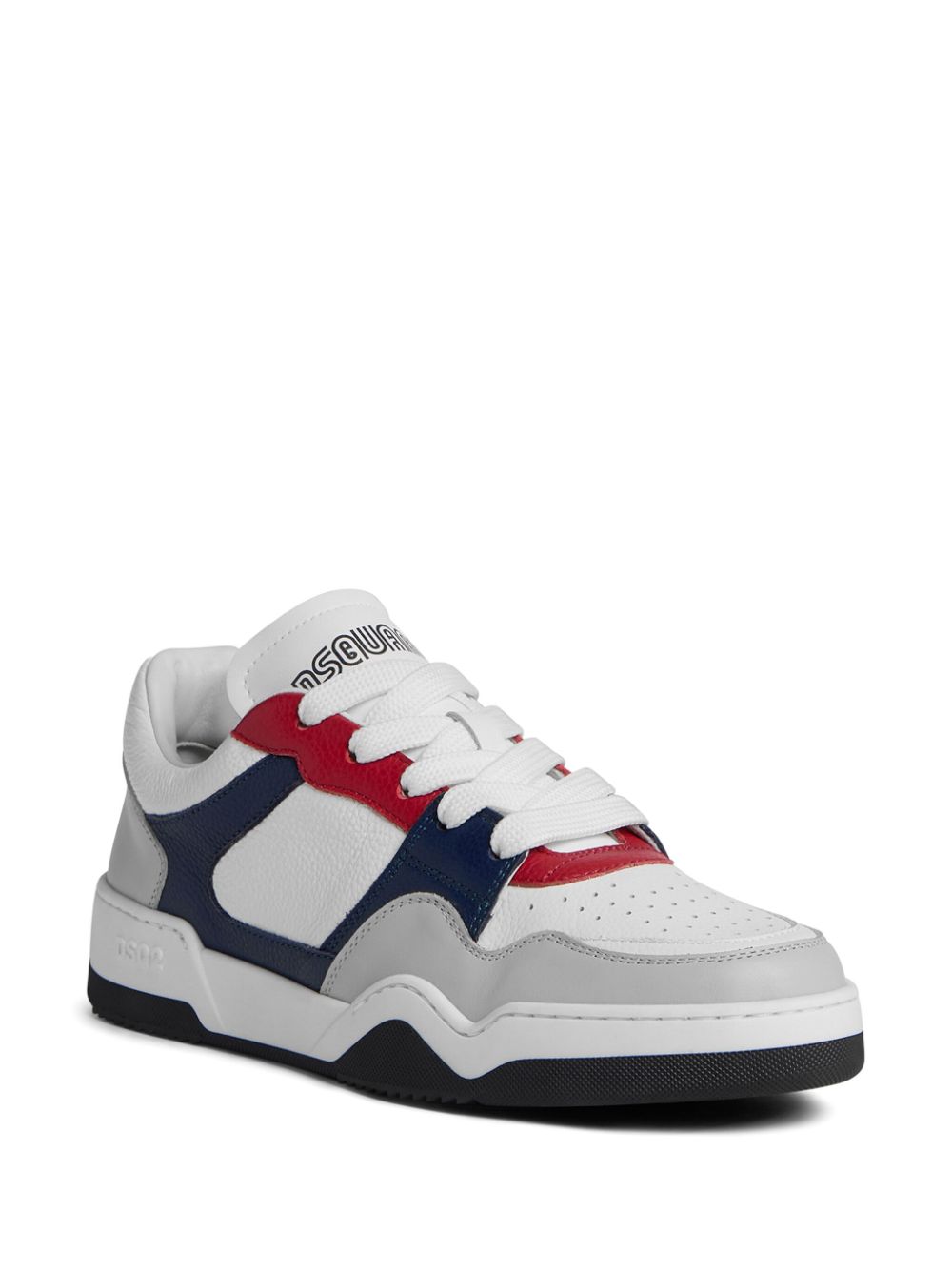 DSQUARED2 Leren sneakers - Wit