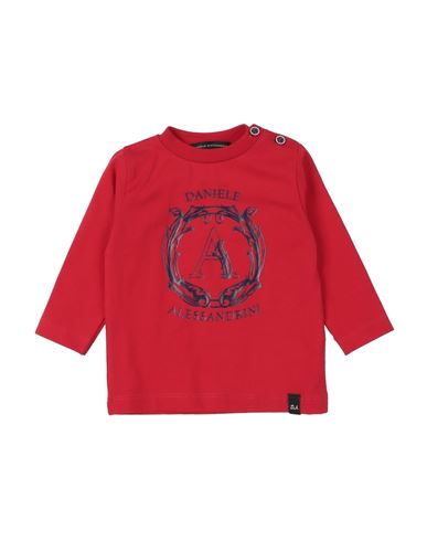 Daniele Alessandrini Infant Boy T-shirt Red Size 6 Cotton, Elastane