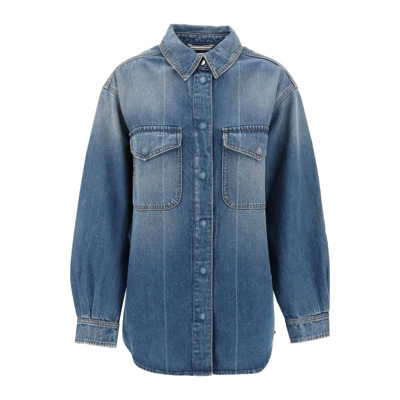 Denim Jackets Closed , Blue , Dames