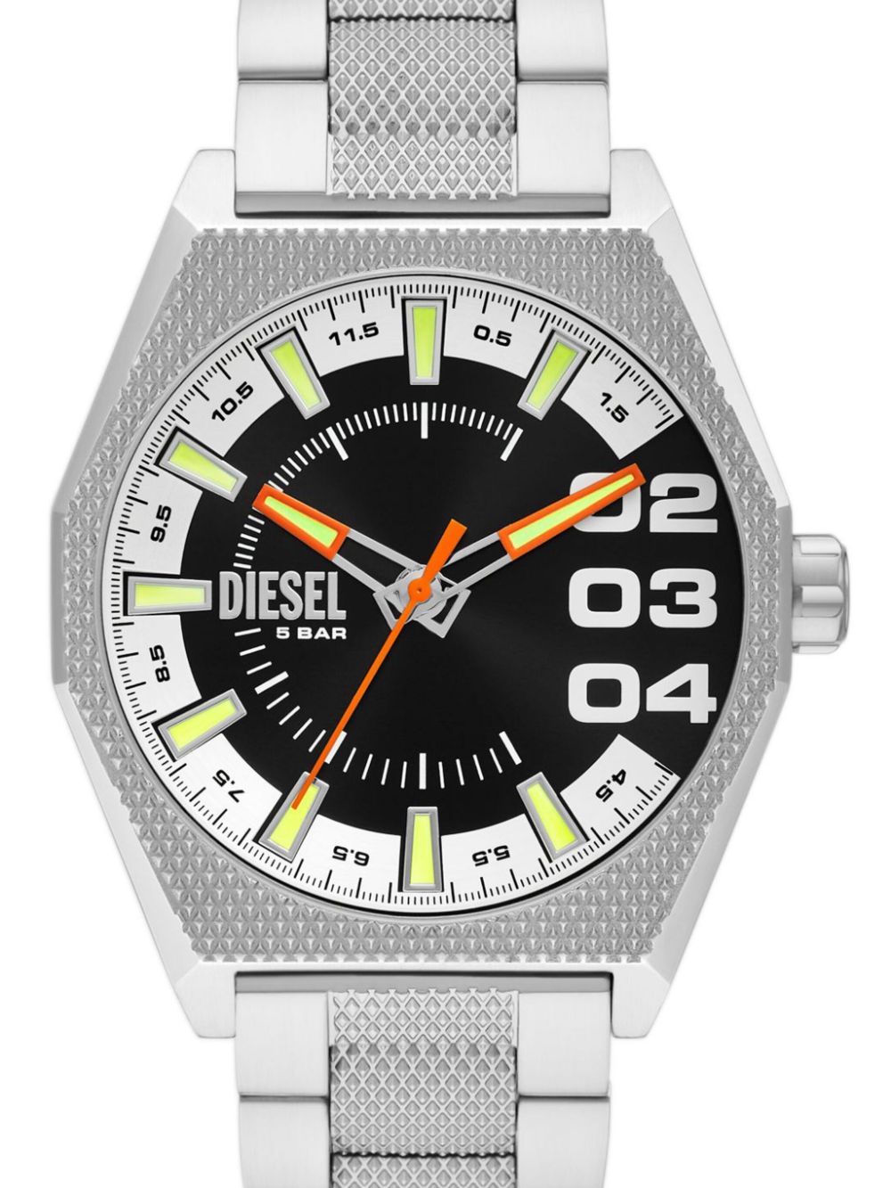 Diesel Dz2172 Scraper 43mm horloge - Zwart