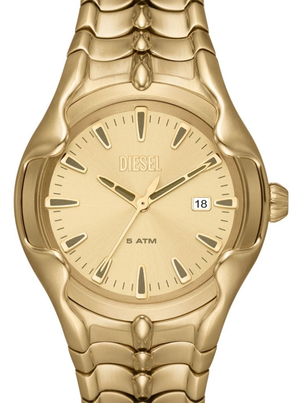 Diesel Dz2186 Vert 44 mm horloge - Goud