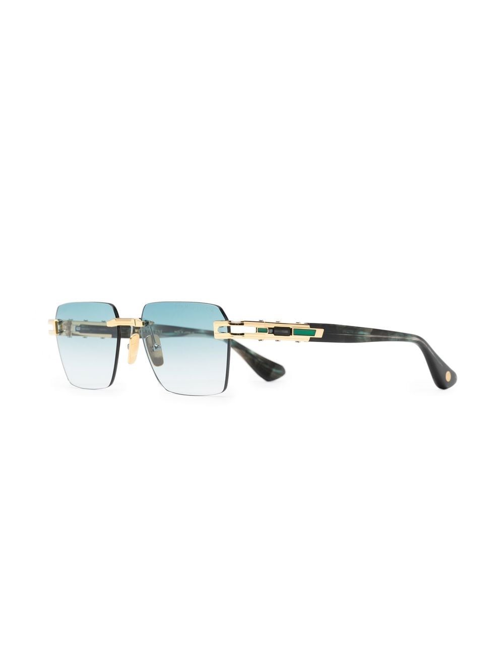 Dita Eyewear Meta-Evo One zonnebril zonder montuur - Goud