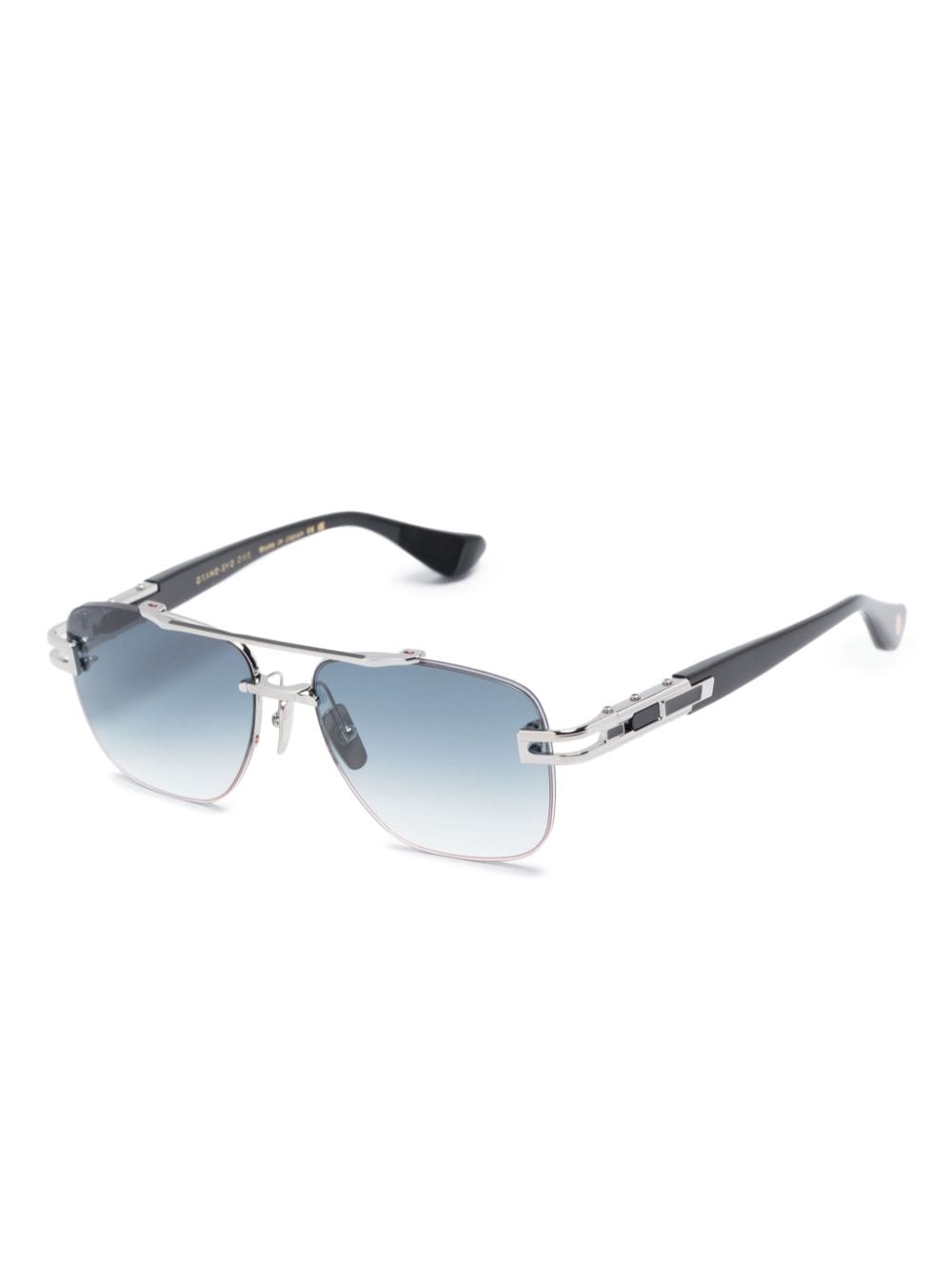 Dita Eyewear Zonnebril met rond montuur - Zilver