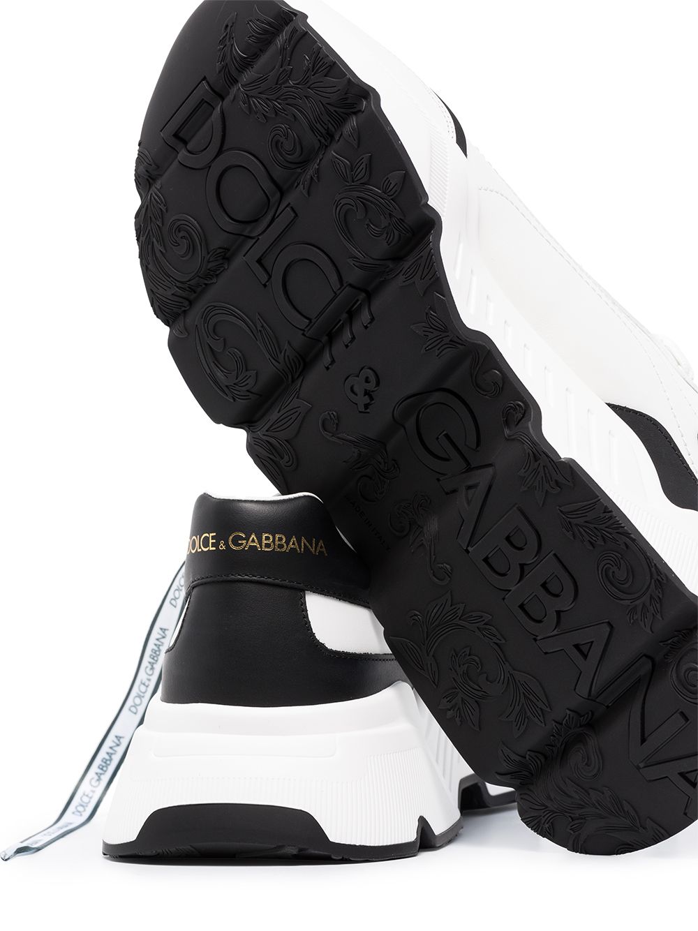 Dolce & Gabbana Day Master leren sneakers - Wit