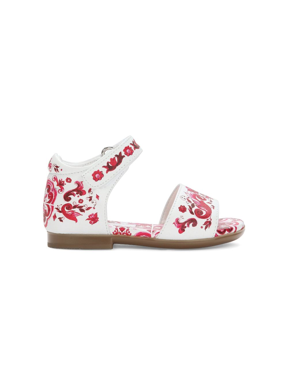 Dolce & Gabbana Kids Sandalen met open neus - Wit