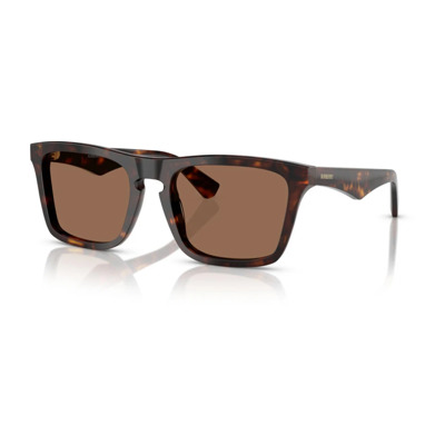 Donker Havana zonnebril met donkerbruine lenzen Burberry , Brown , Unisex