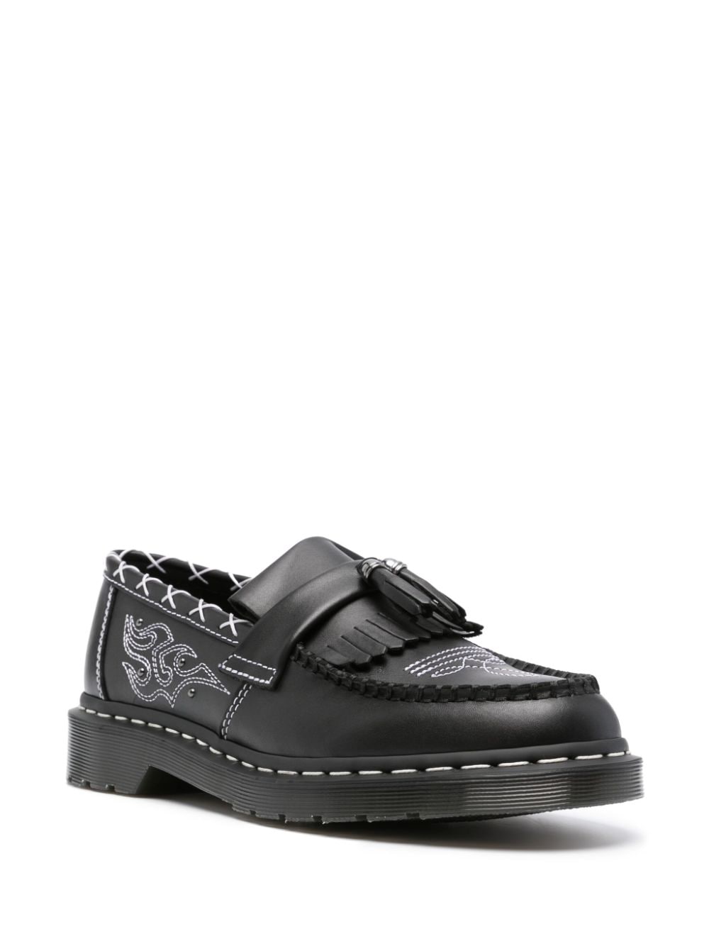 Dr. Martens Adrian leren loafers - Zwart