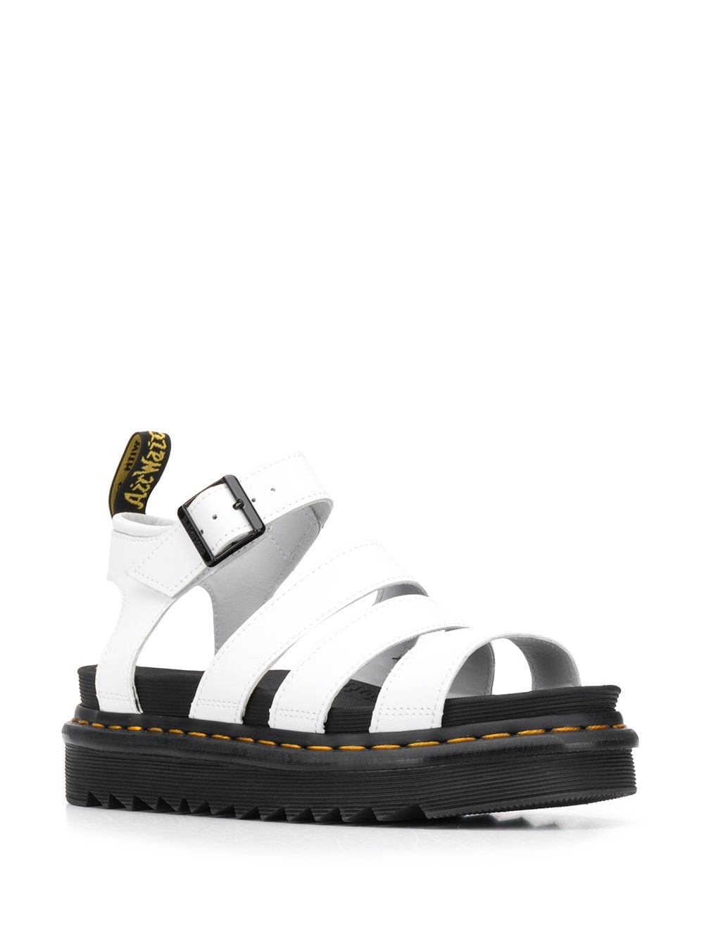 Dr. Martens Blaire Softy sandalen met meerdere bandjes - Wit