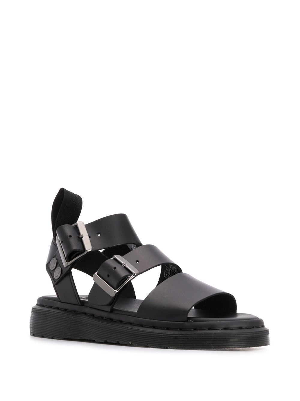 Dr. Martens Gryphon sandalen met bandjes - Zwart