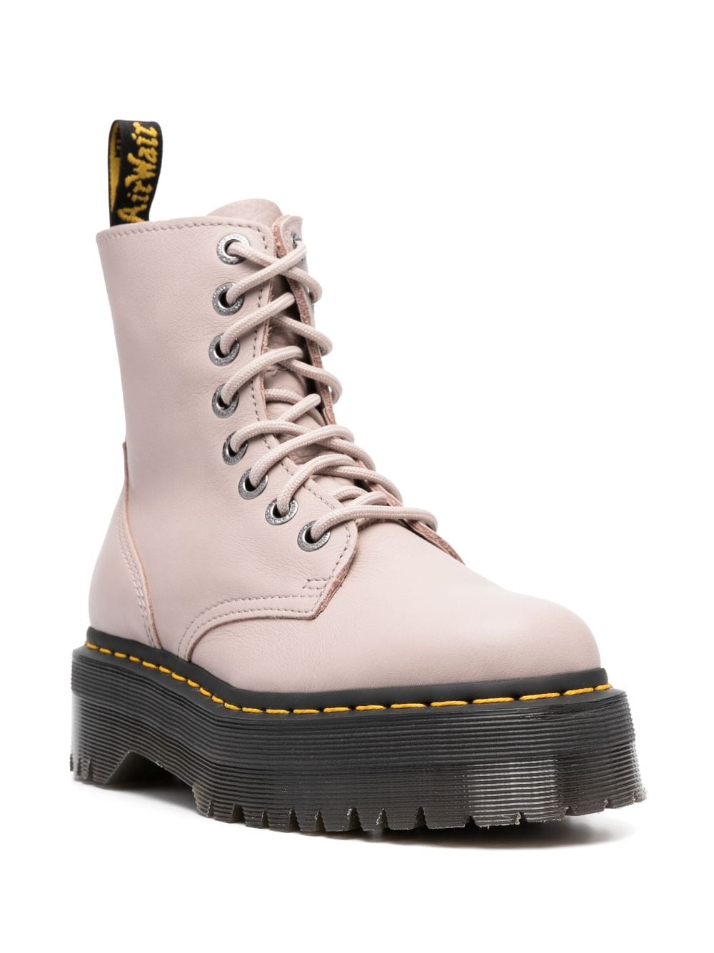 Dr. Martens Jadon III Pre-owned Pisa leren enkellaarzen - Beige