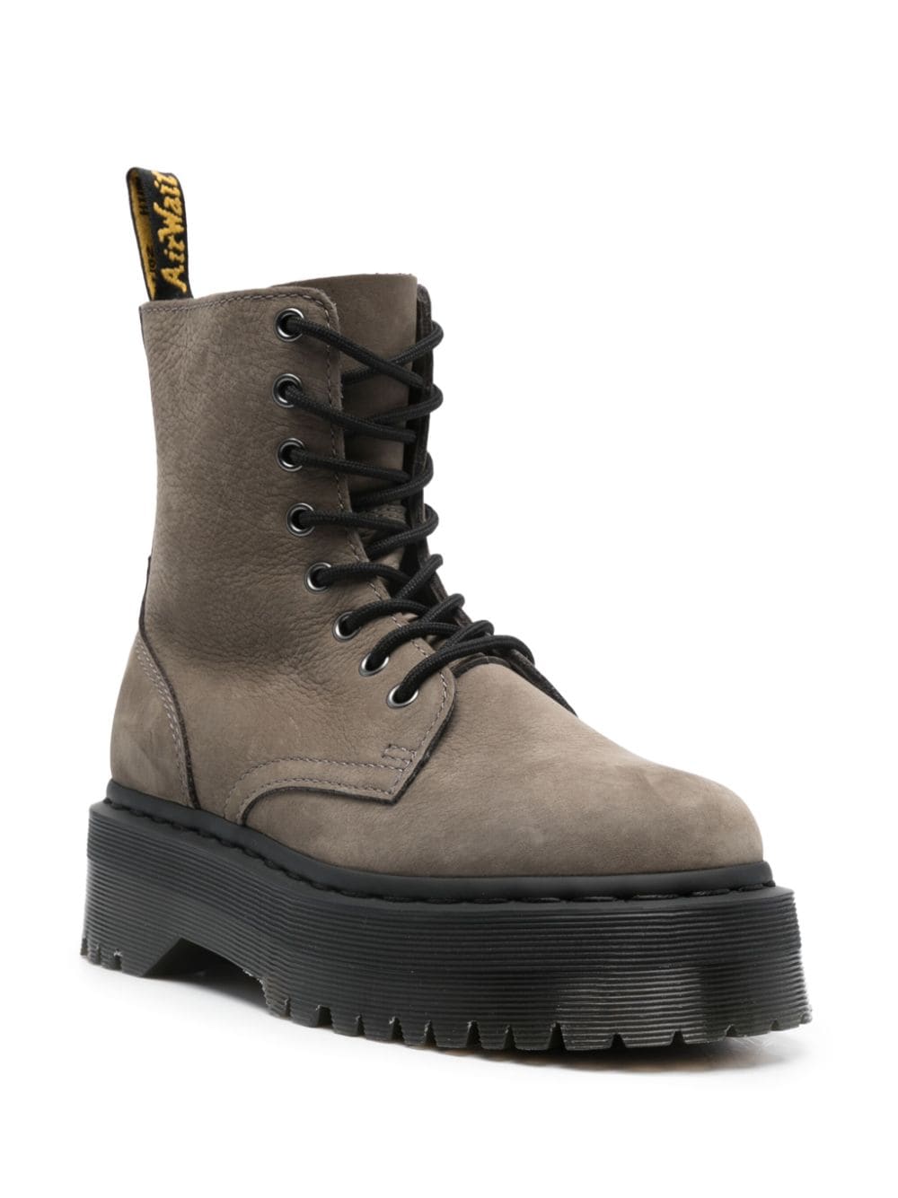 Dr. Martens Jadon leren laarzen - Grijs