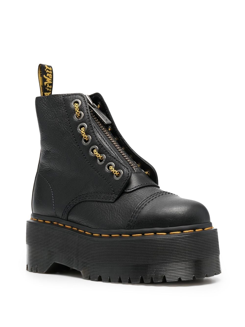 Dr. Martens Sinclair leren laarzen - Zwart