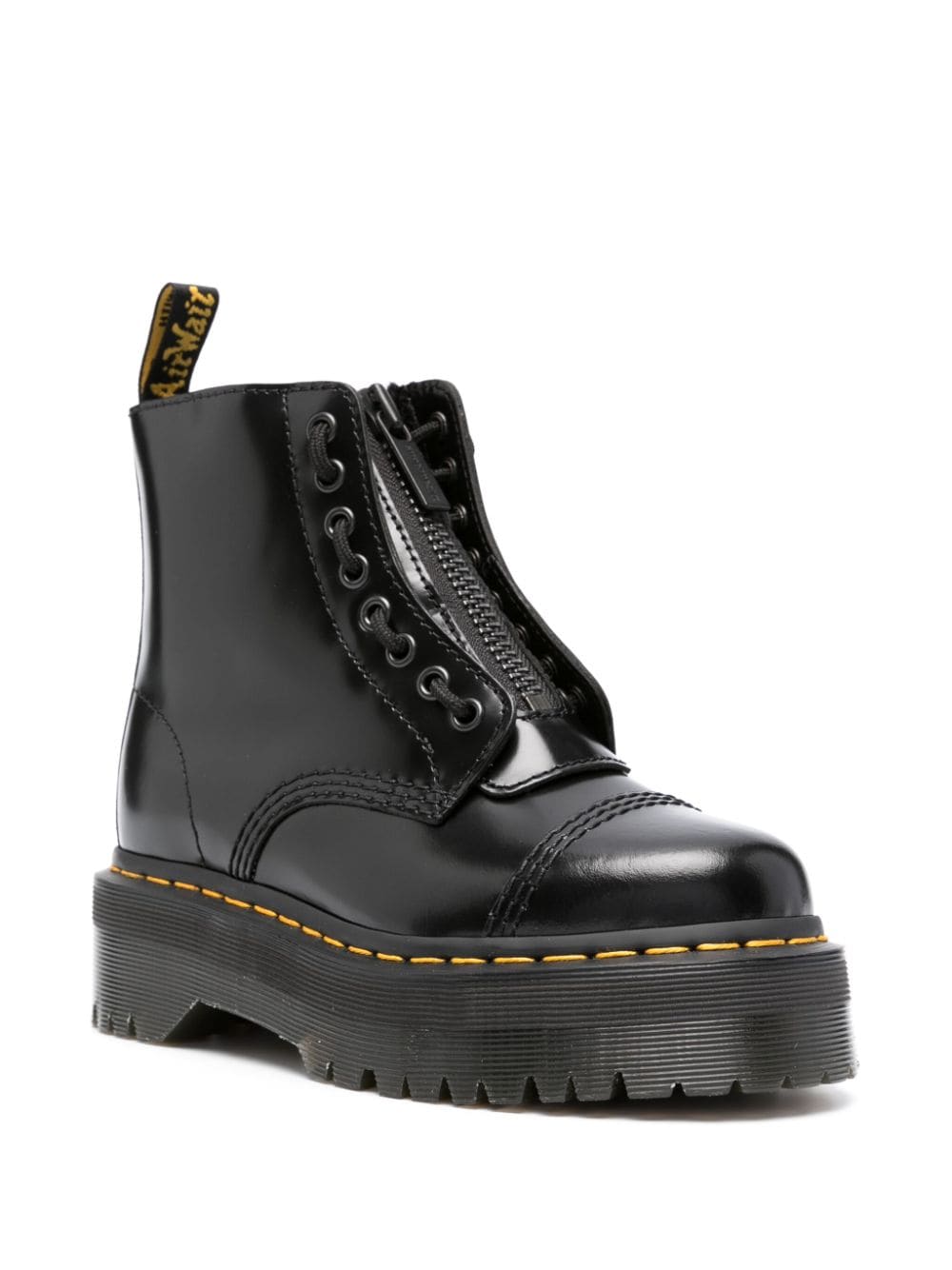 Dr. Martens Sinclair leren laarzen - Zwart