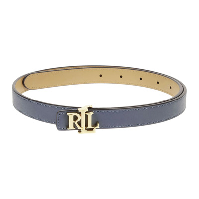 Dubbelzijdige Skinny Riem Ralph Lauren , Blue , Dames