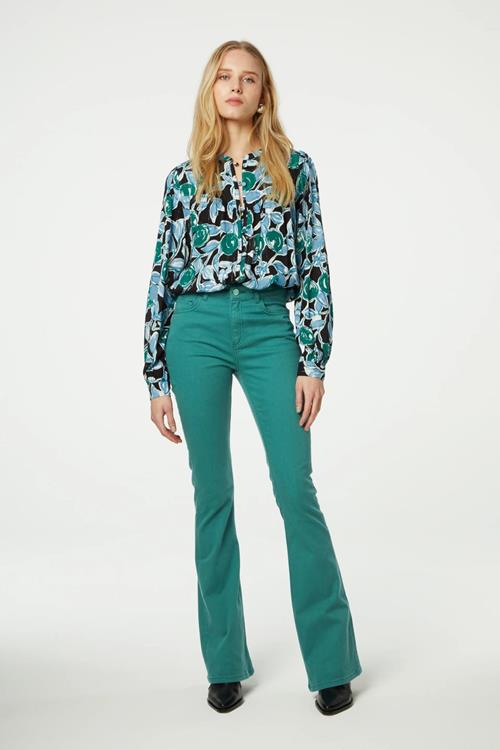 Fabienne Chapot Eva Flare Jeans Bottle Green