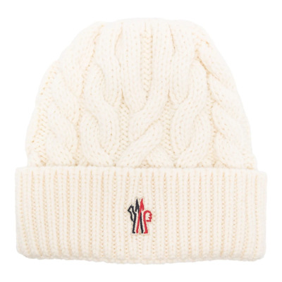 Gebreide muts Moncler , Beige , Dames