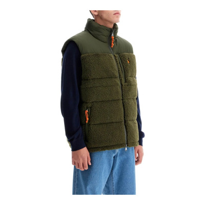 Gewatteerde Hybride Mouwloze Vest Polo Ralph Lauren , Green , Heren